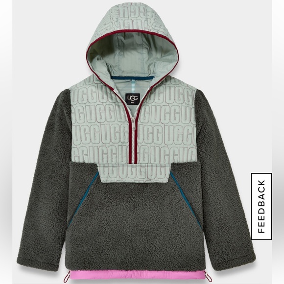 NWT UGG Iggy Sherpa Half Zip Pullover - Picture 5 of 6